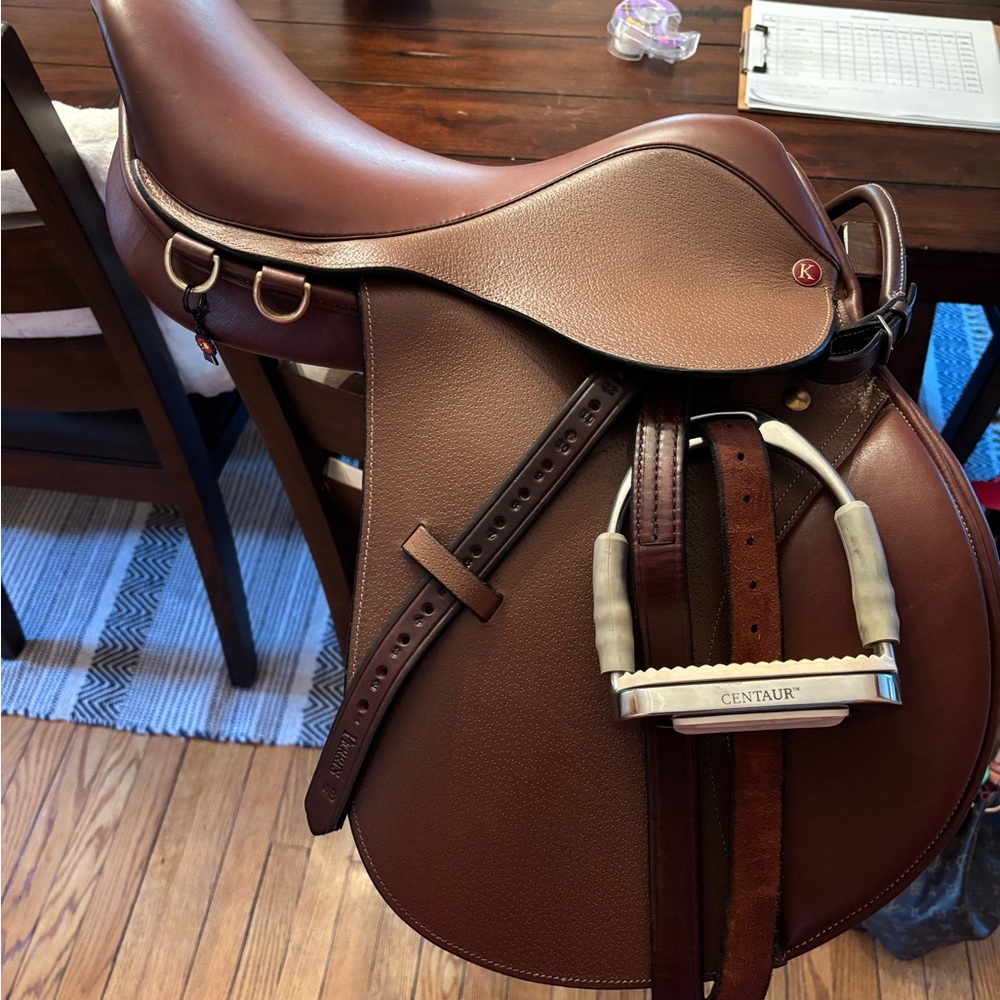 Centaur Brown Leather Saddle